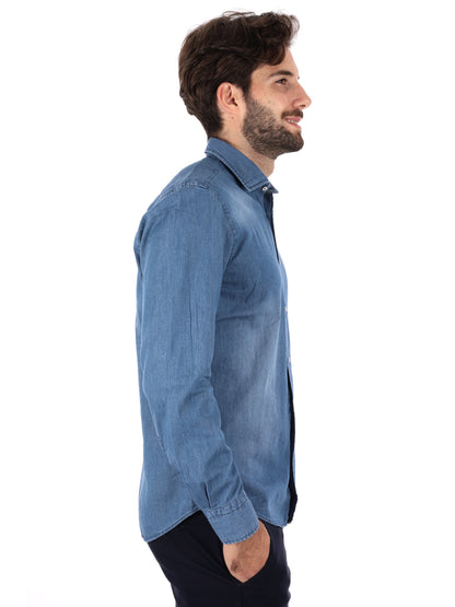 CAMICIA BERGOMI FB DA UOMO DENIM