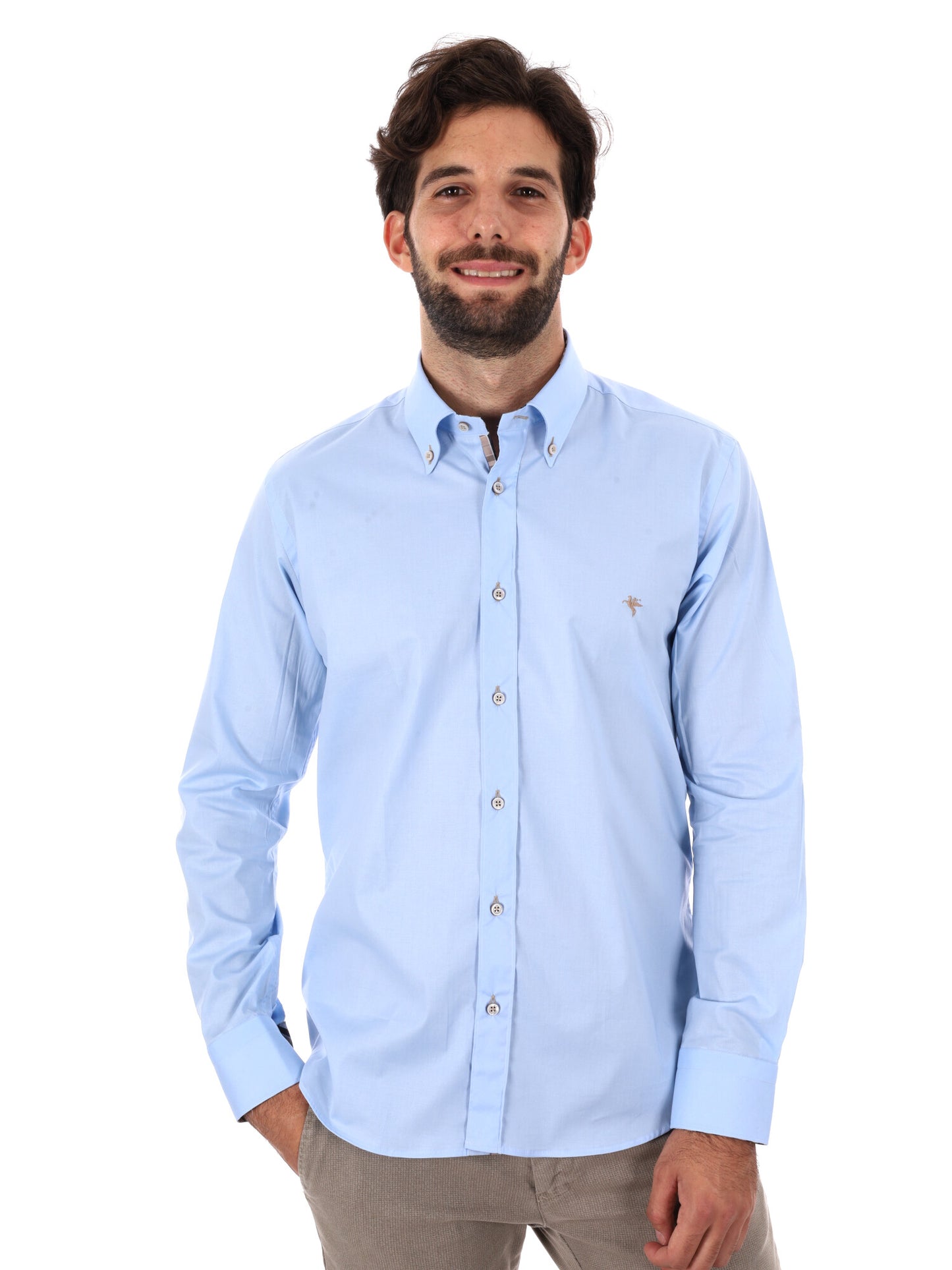 CAMICIA BERRY FB DA UOMO AZZURRO