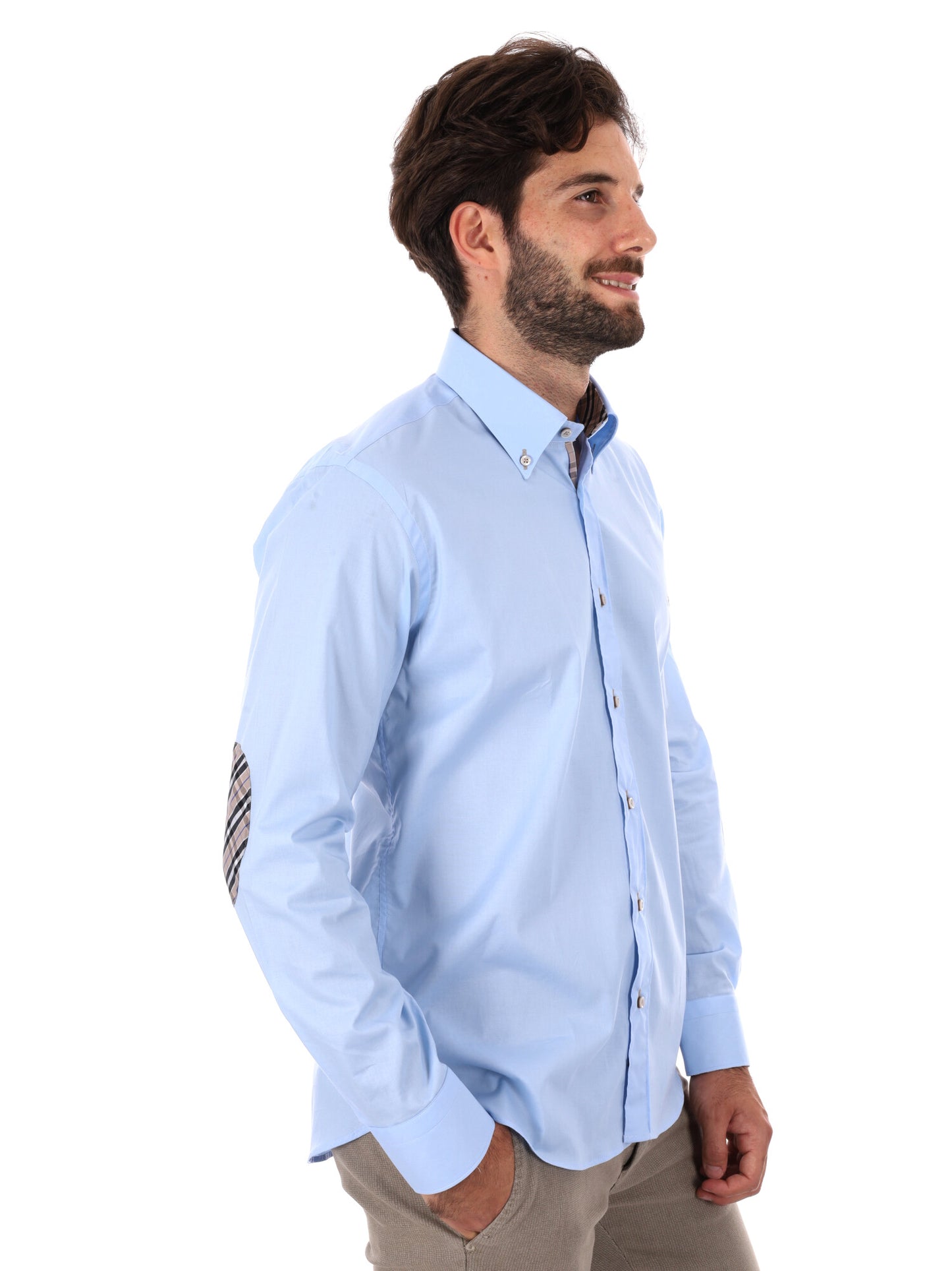 CAMICIA BERRY FB DA UOMO AZZURRO