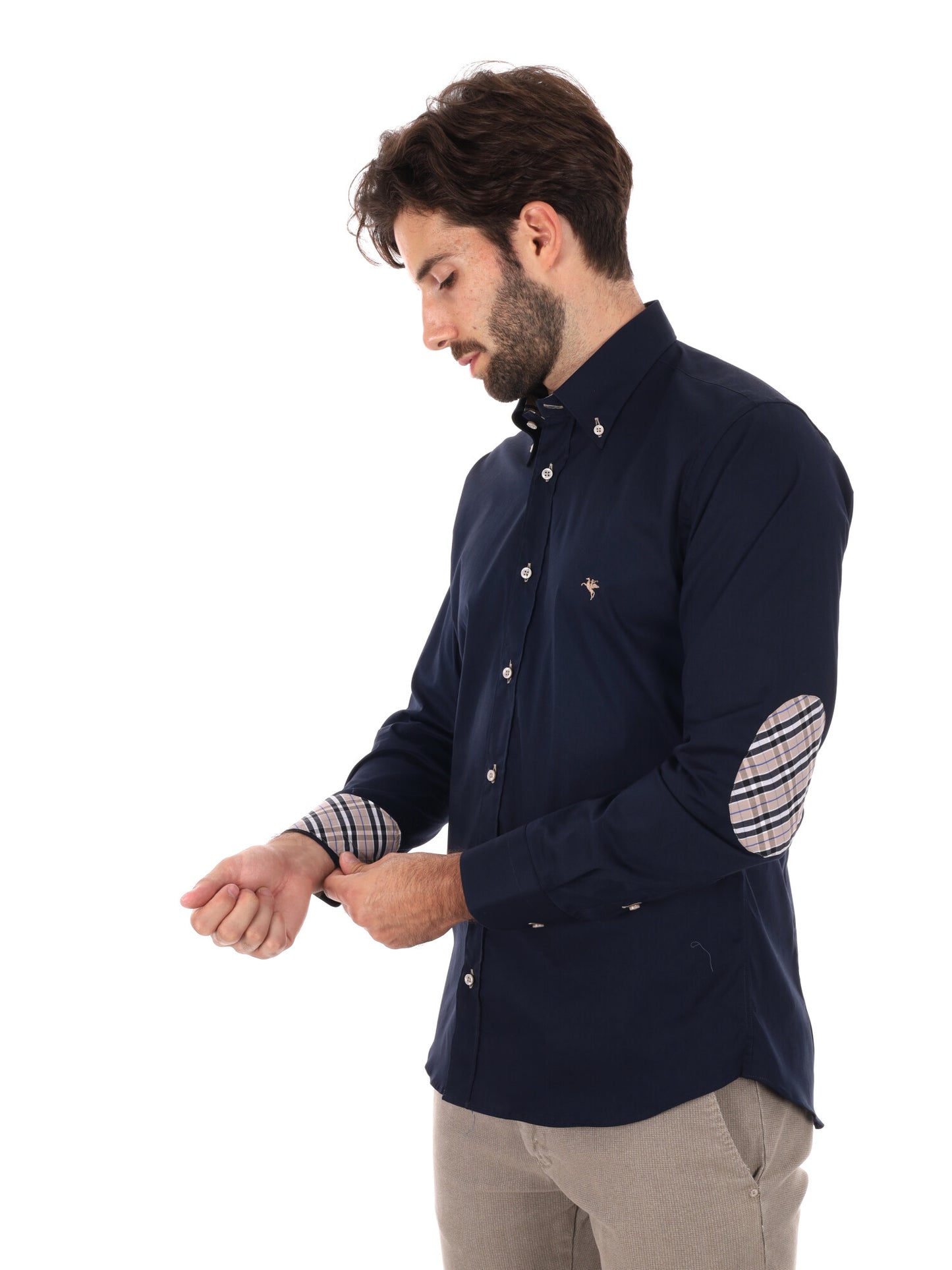 CAMICIA BERRY FB DA UOMO BLU