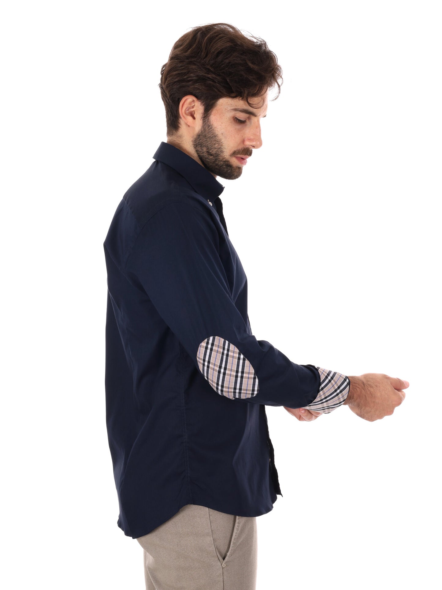 CAMICIA BERRY FB DA UOMO BLU