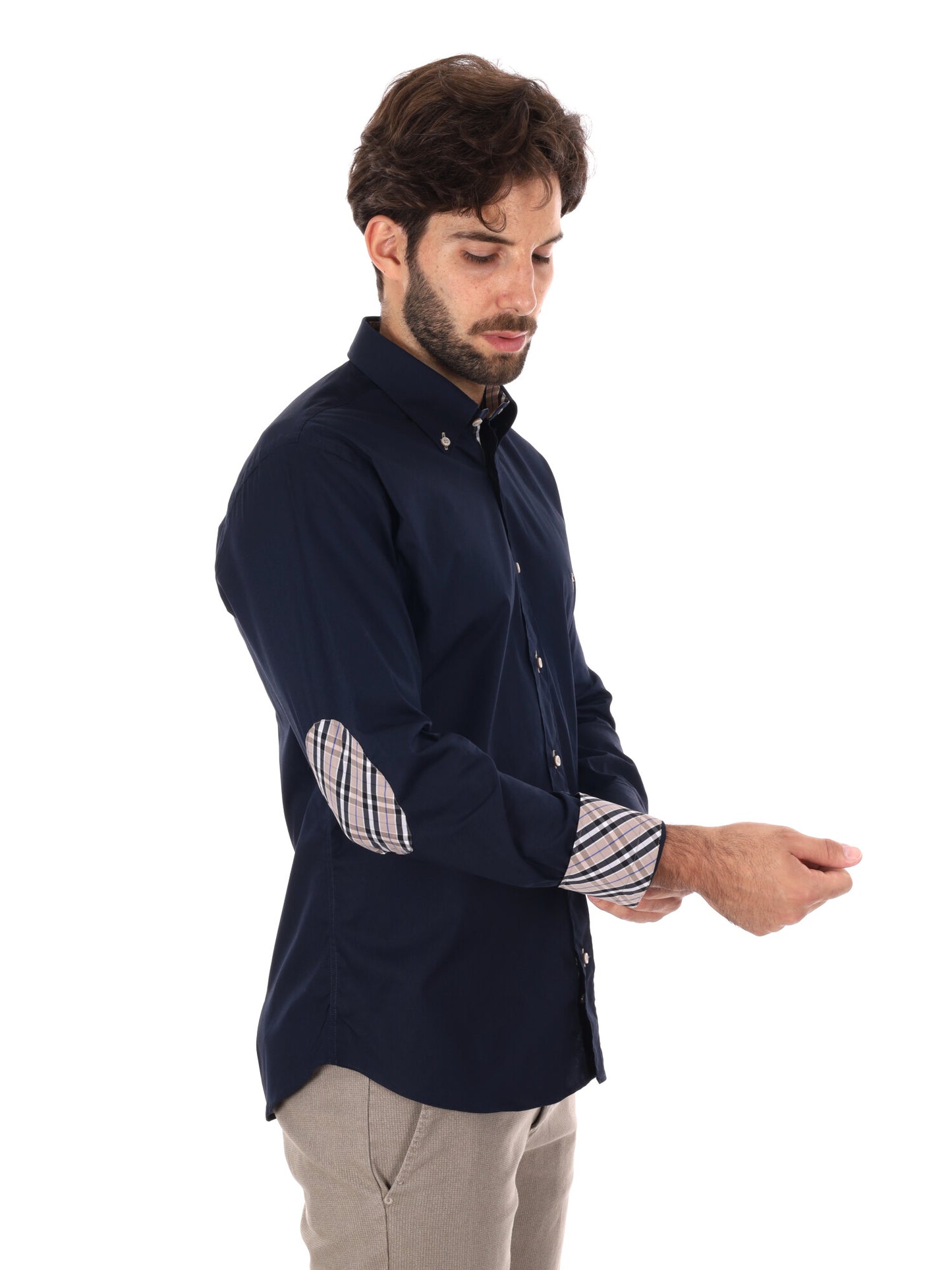 CAMICIA BERRY FB DA UOMO BLU