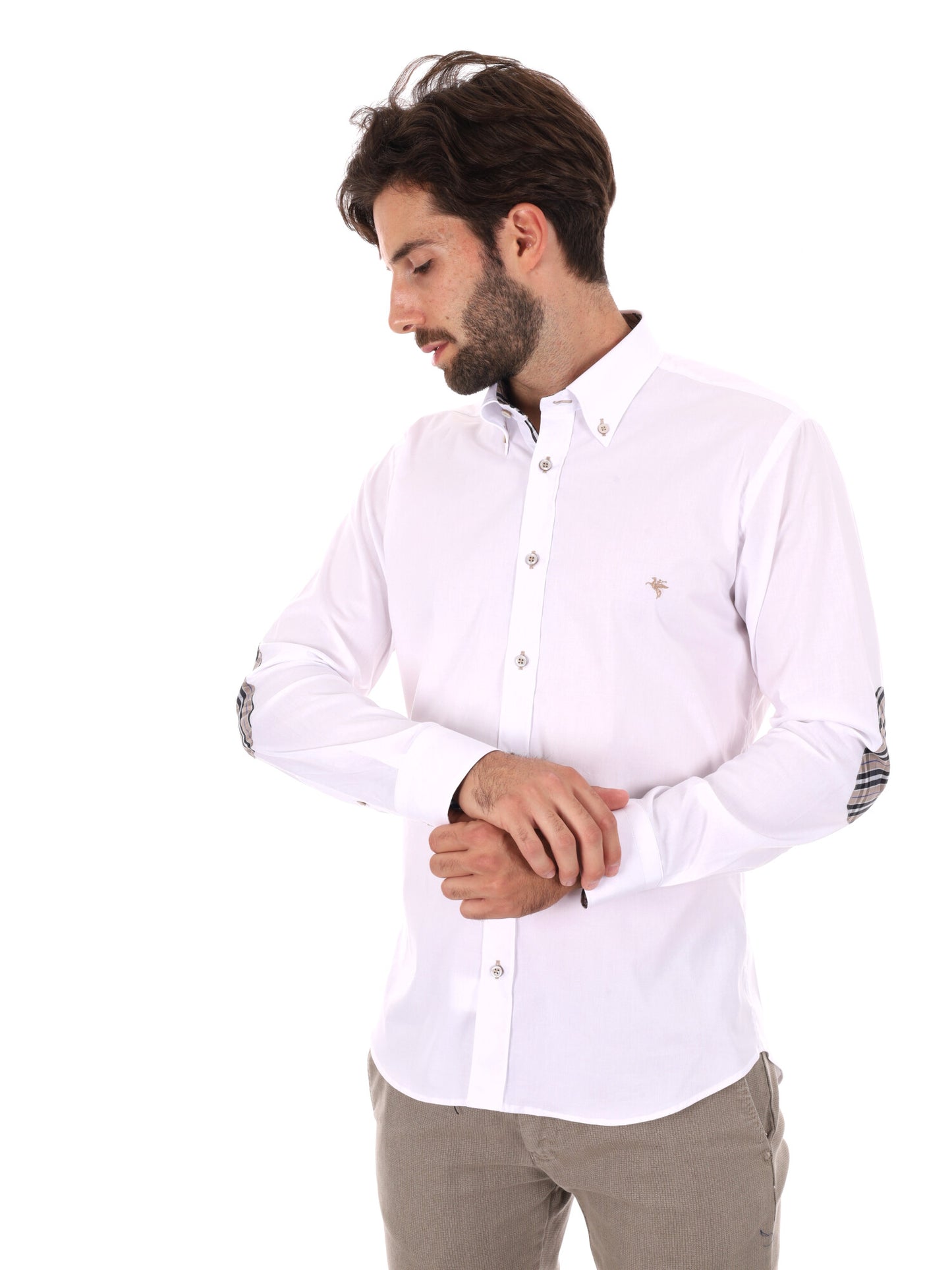 CAMICIA BERRY FB DA UOMO BIANCO