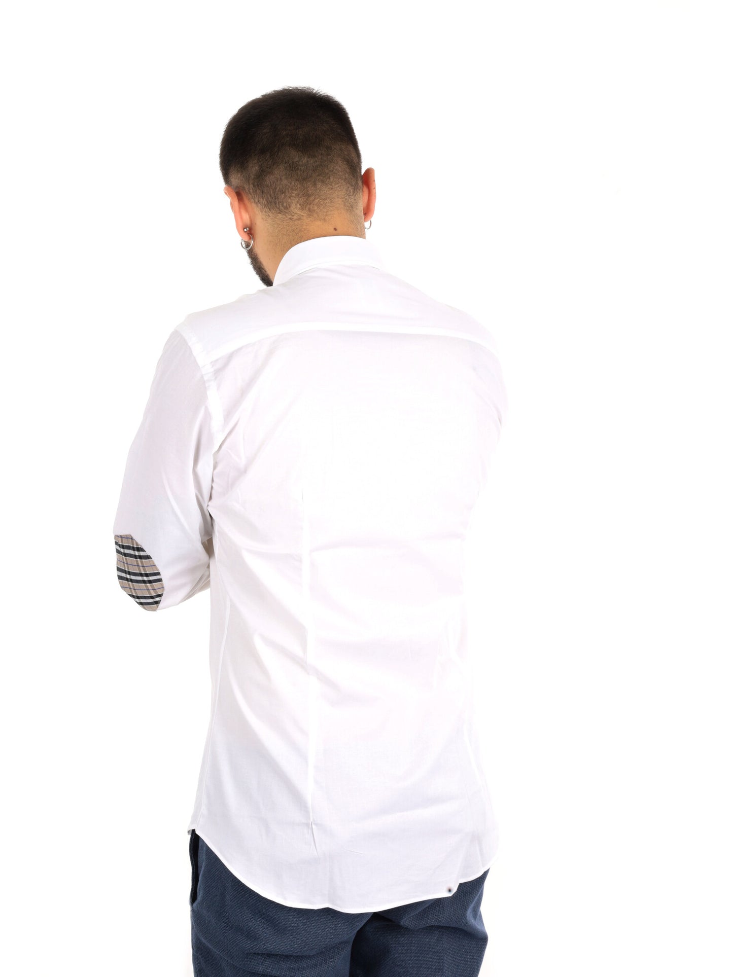 Fb Berry Toppe Bianc, camicia da uomo bianca