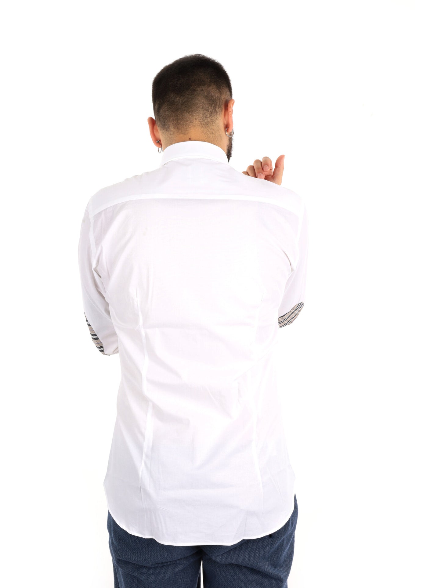 Fb Berry Toppe Bianc, camicia da uomo bianca