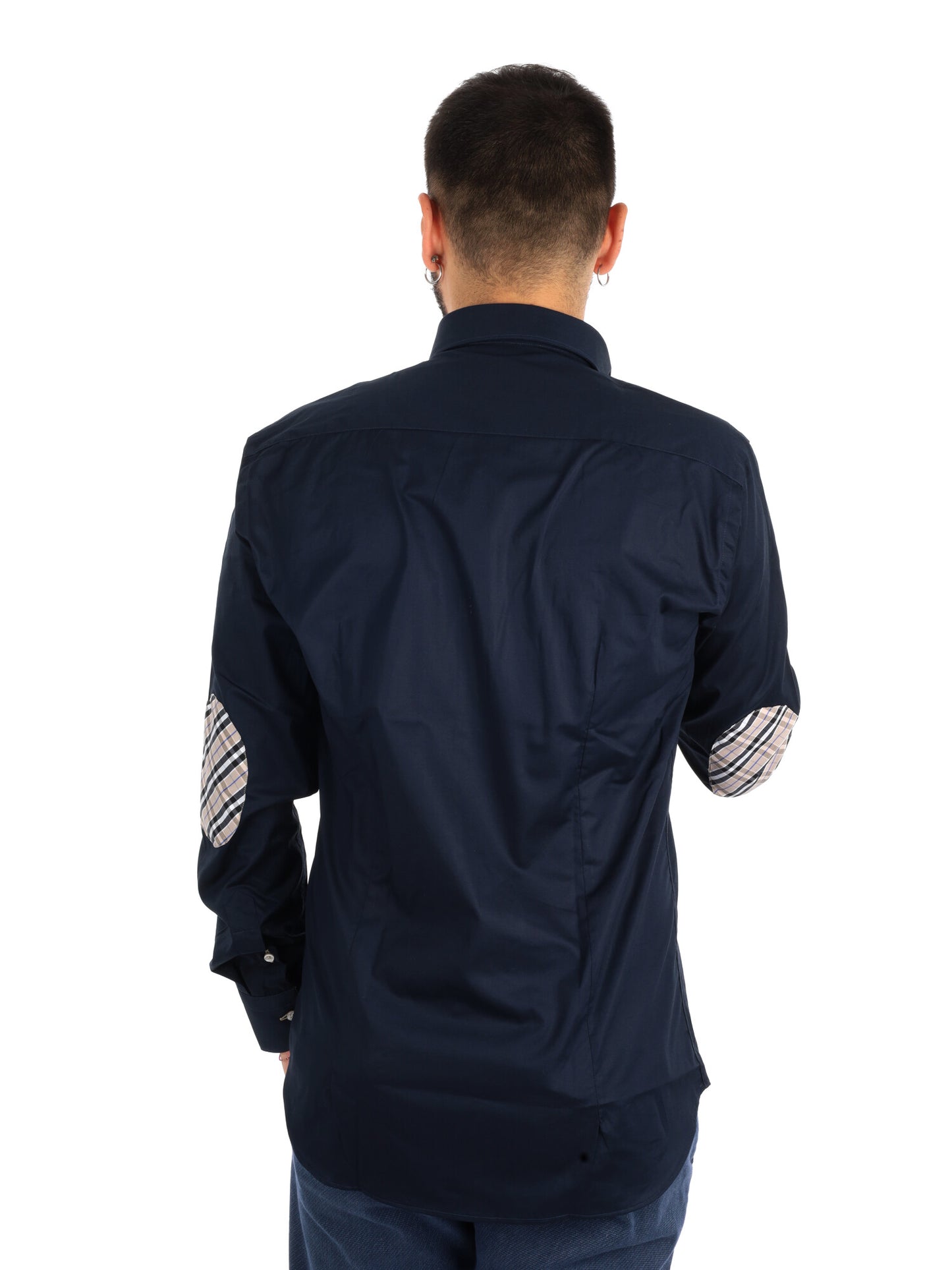 Fb Berry Toppe Blu, camicia da uomo blu