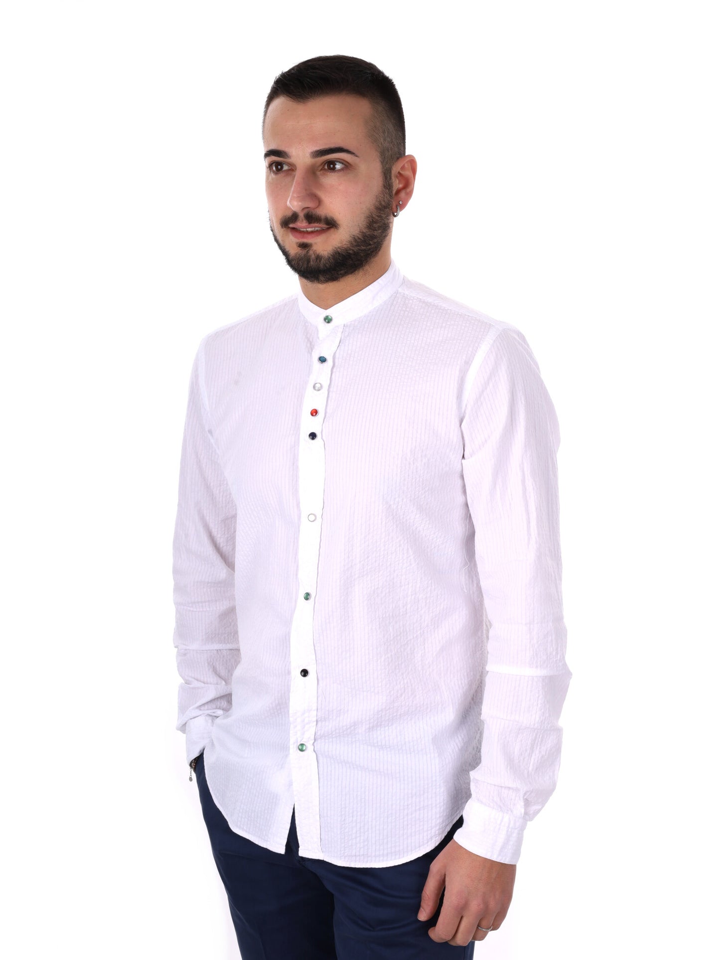 Camicia Beto Corea, elegante camicia bianca da uomo per cerimonie