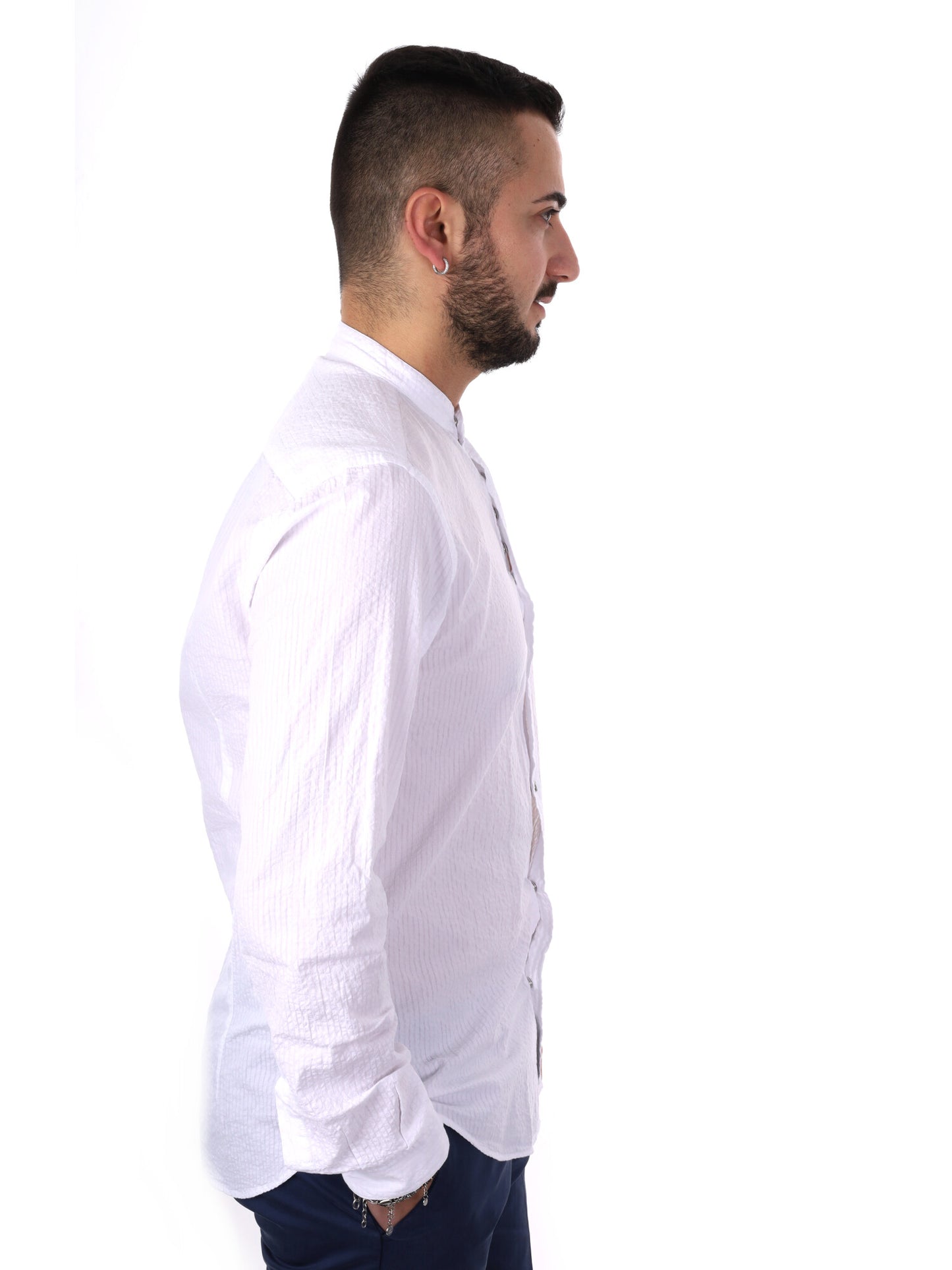 Camicia Beto Corea, elegante camicia bianca da uomo per cerimonie