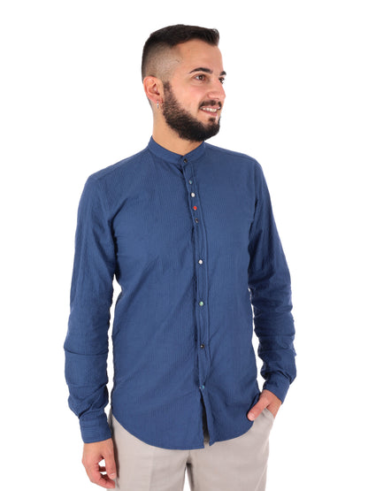Camicia da uomo FB Beto Corea in elegante blu