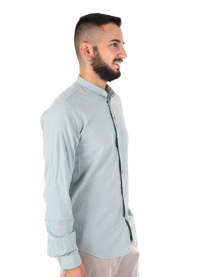 Camicia da uomo FB Beto Corea verde per la primavera-estate