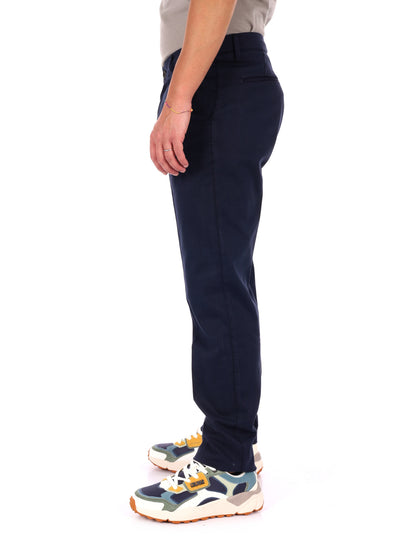 Pantaloni Bill Blu da uomo in lycra, stile casual e versatile