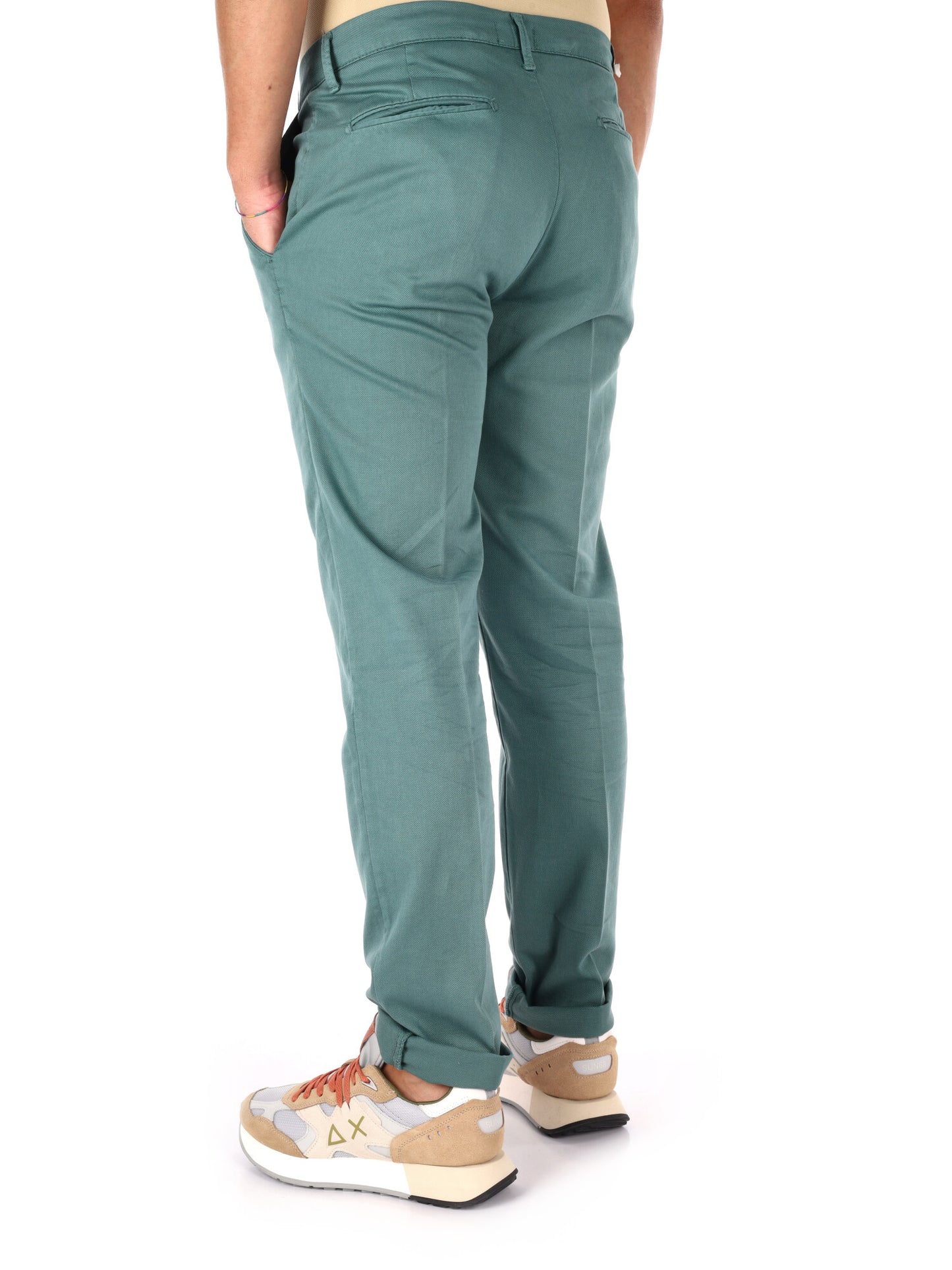 Pantaloni Bill Gucci da uomo verdi per la primavera-estate
