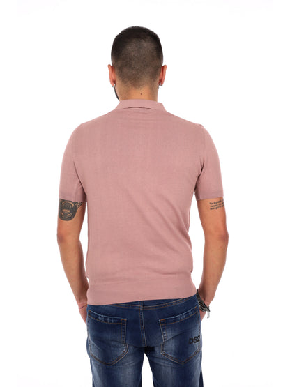 Polo rosa da uomo Bindi K097, elegante e versatile per il tuo stile casual