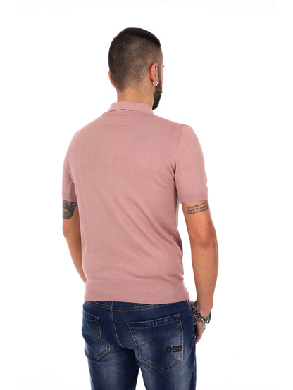 Polo rosa da uomo Bindi K097, elegante e versatile per il tuo stile casual