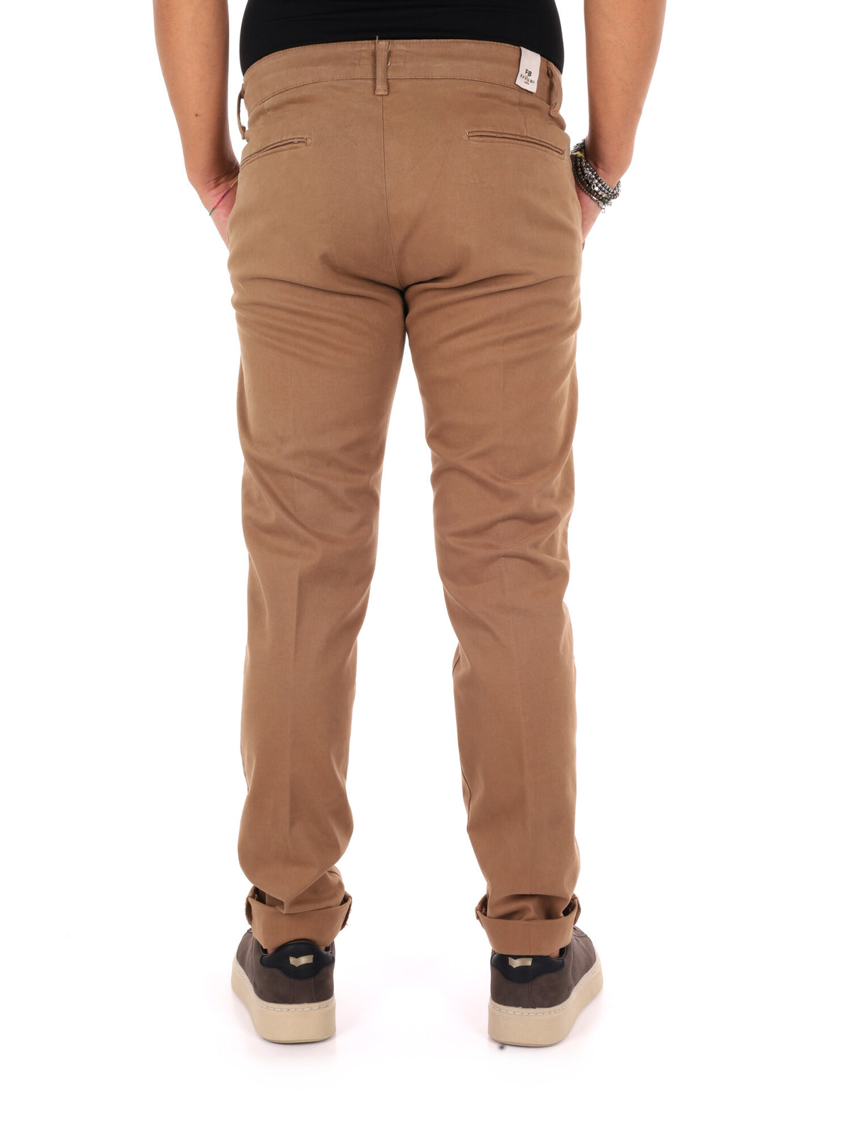 Fb Bing Camme, pantalone da uomo beige