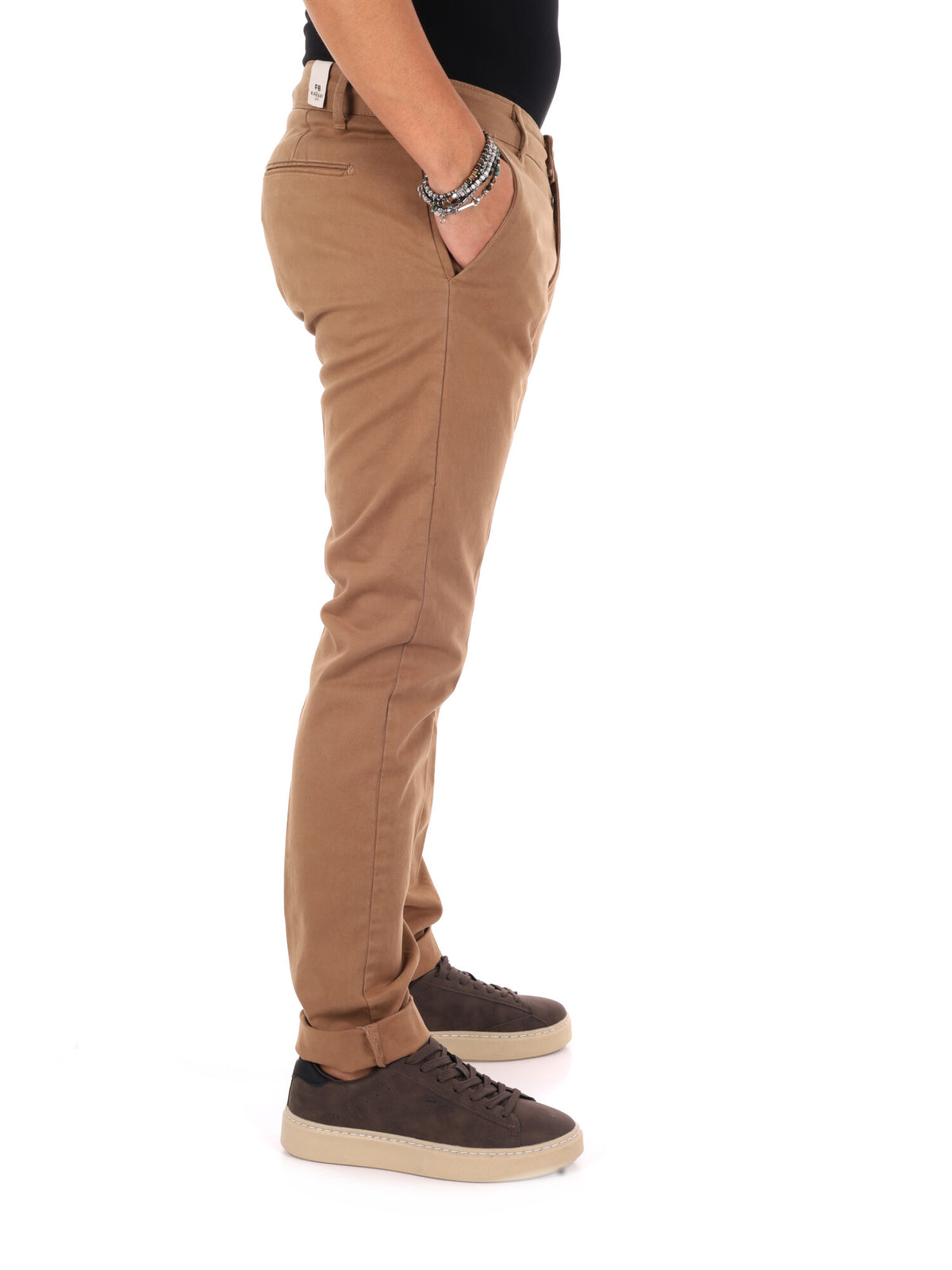 Fb Bing Camme, pantalone da uomo beige