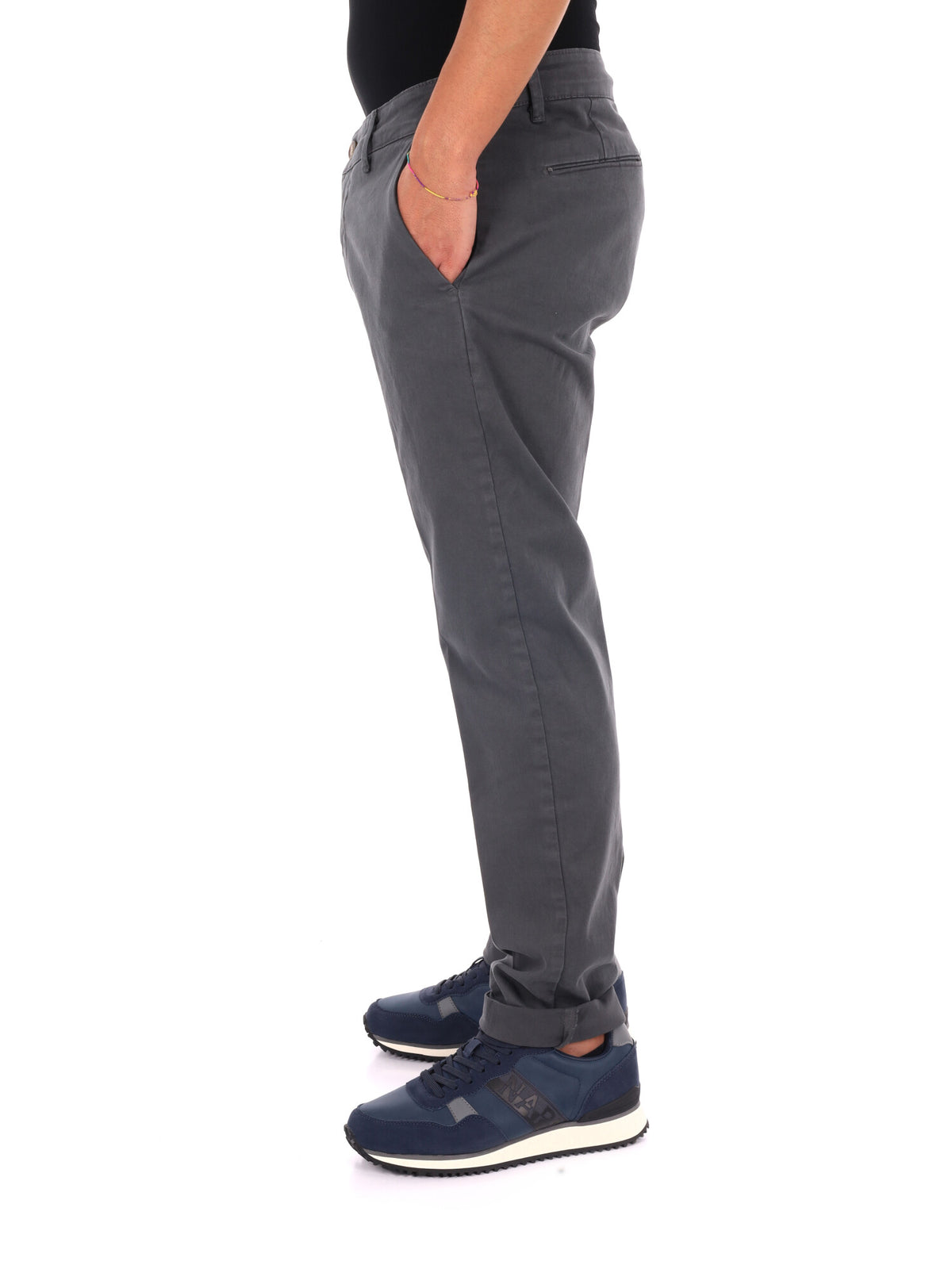 Fb Bing Ferro, pantalone da uomo grigio