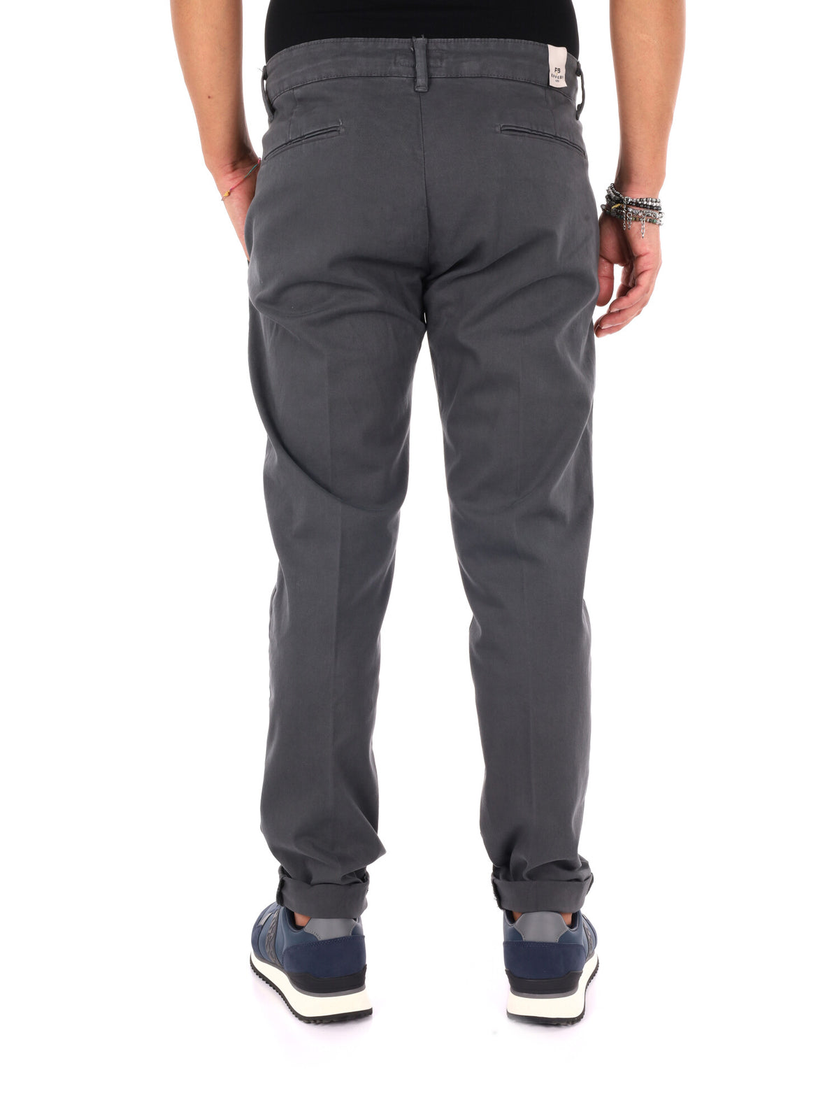 Fb Bing Ferro, pantalone da uomo grigio