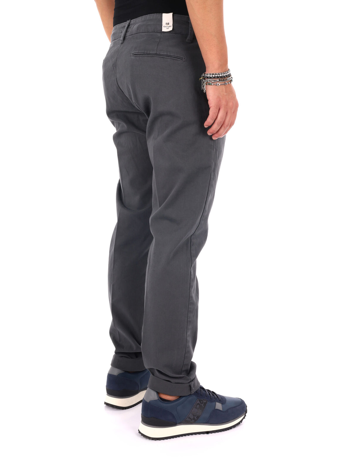 Fb Bing Ferro, pantalone da uomo grigio