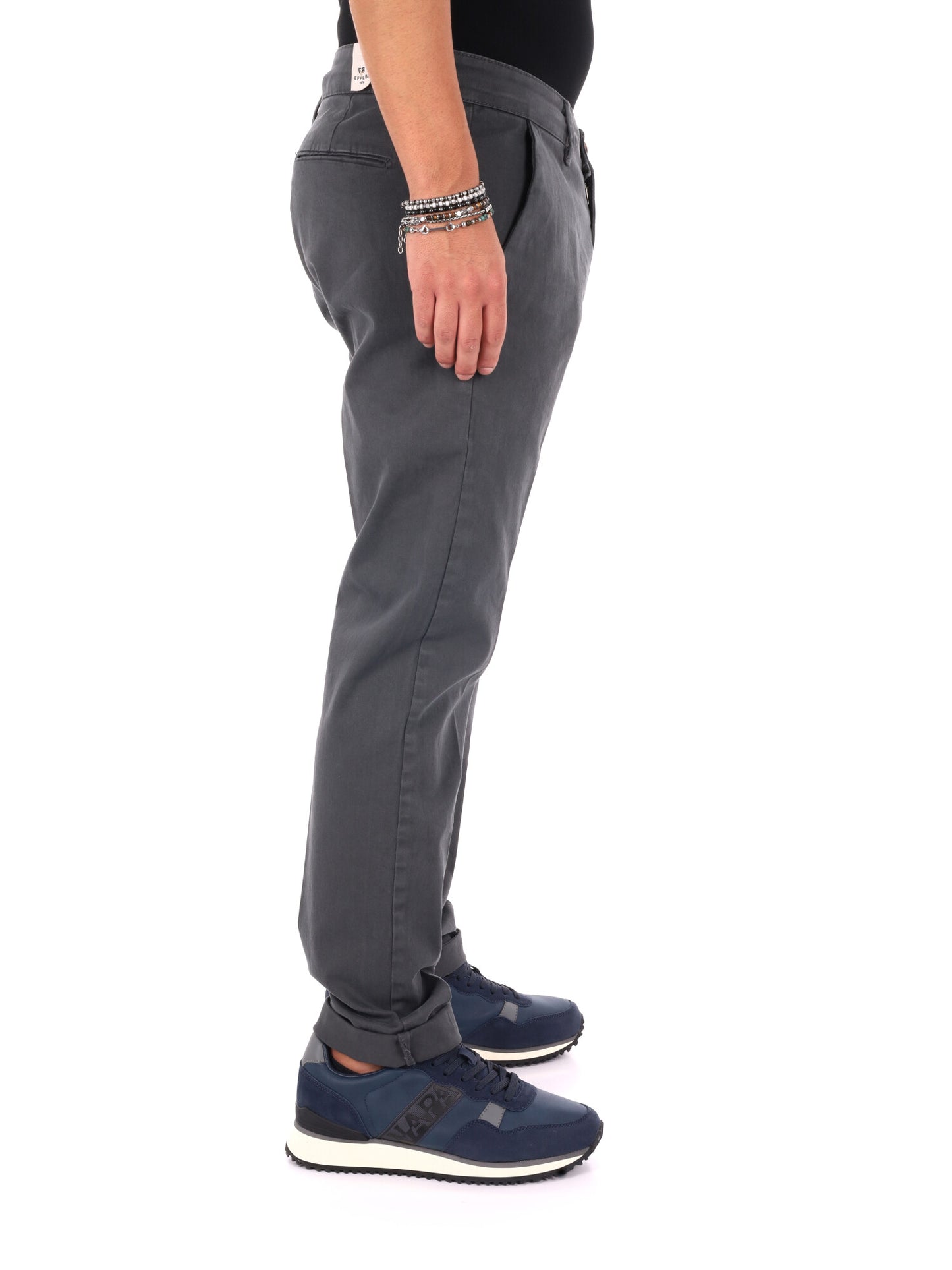 Fb Bing Ferro, pantalone da uomo grigio