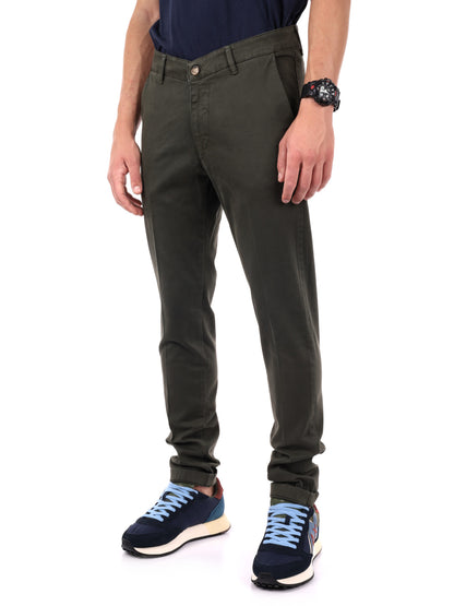 PANTALONE BING FB DA UOMO  VERDE MILITARE