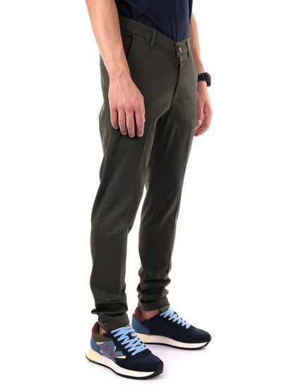 PANTALONE BING FB DA UOMO  VERDE MILITARE