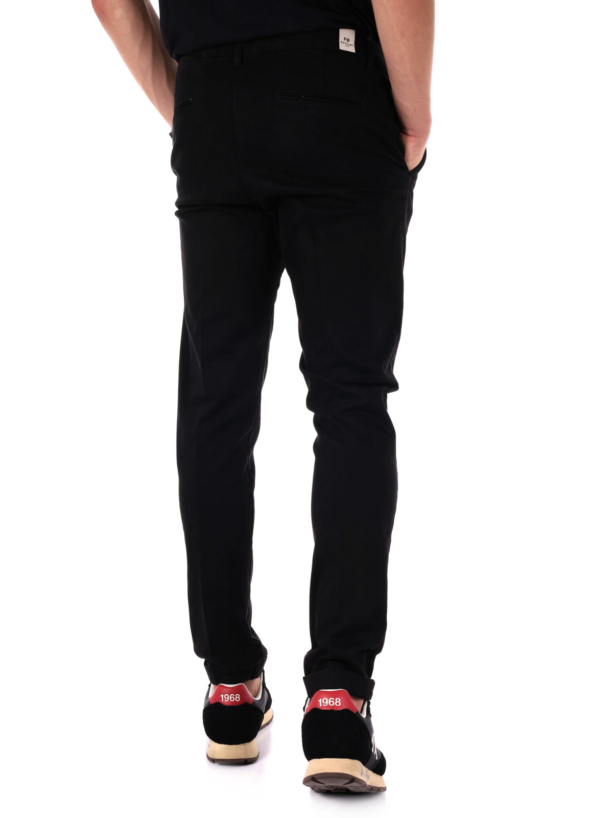 Fb pantalone da uomo nero