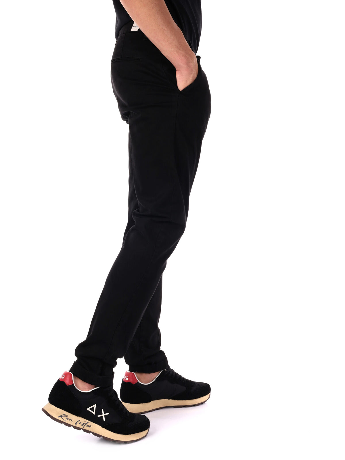 Fb pantalone da uomo nero