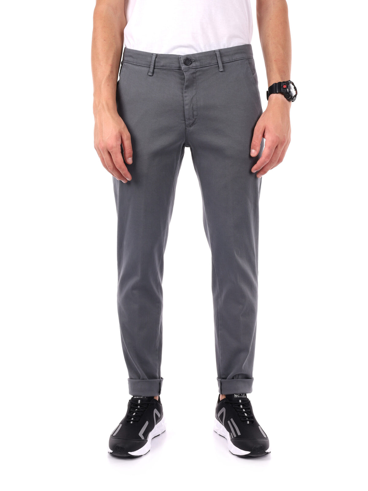 Fb pantalone da uomo grigio