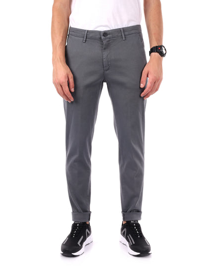 Fb pantalone da uomo grigio
