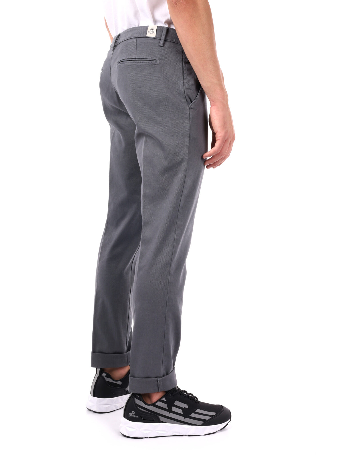 Fb pantalone da uomo grigio