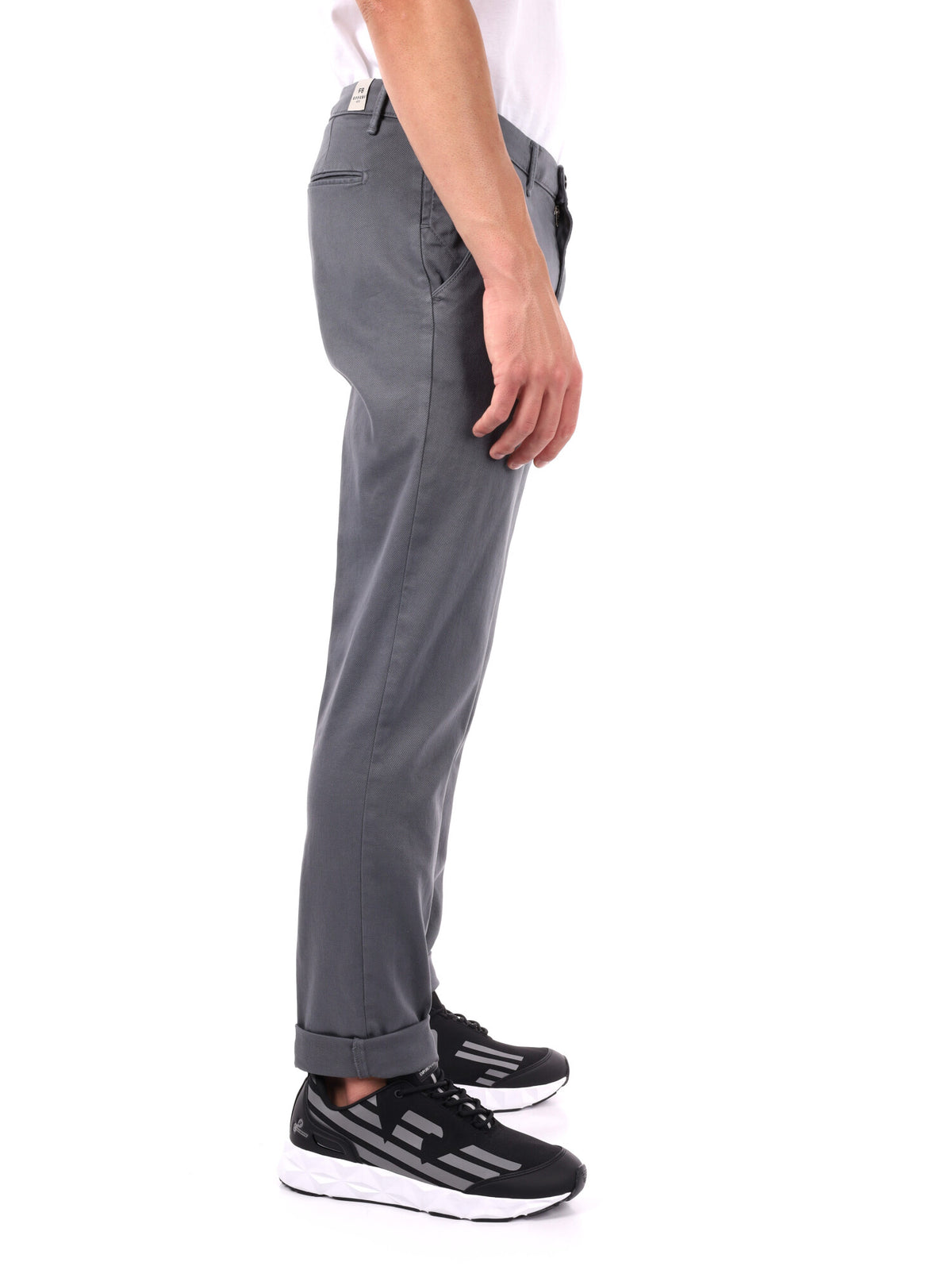 Fb pantalone da uomo grigio