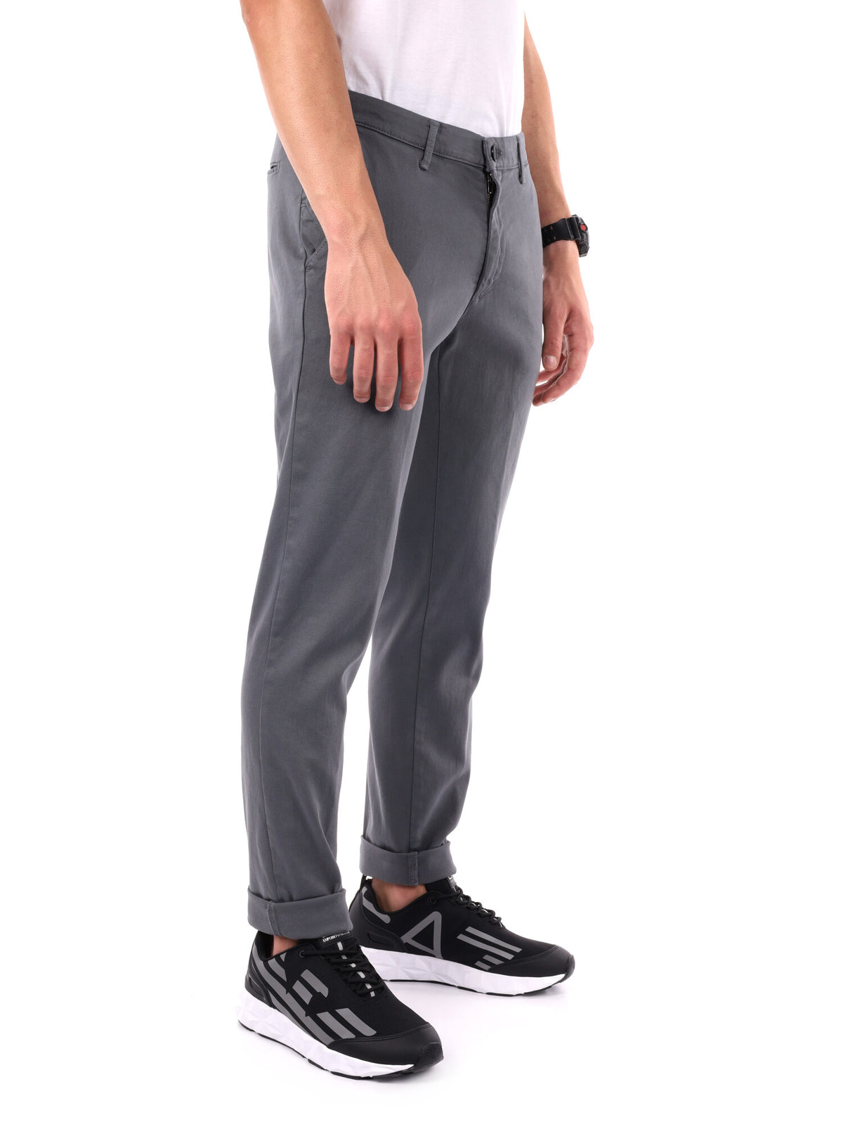 Fb pantalone da uomo grigio