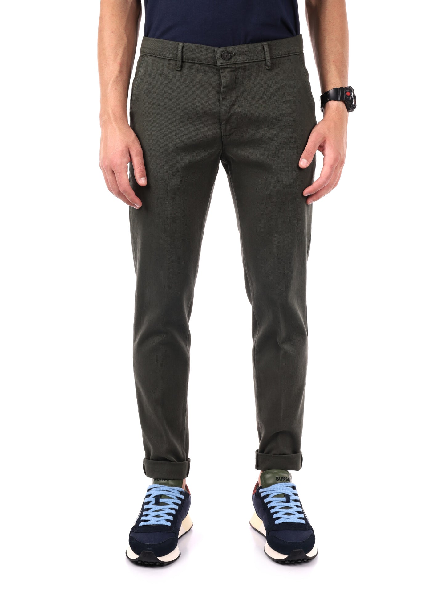 PANTALONE BIRILLO FB DA UOMO VERDE MILITARE
