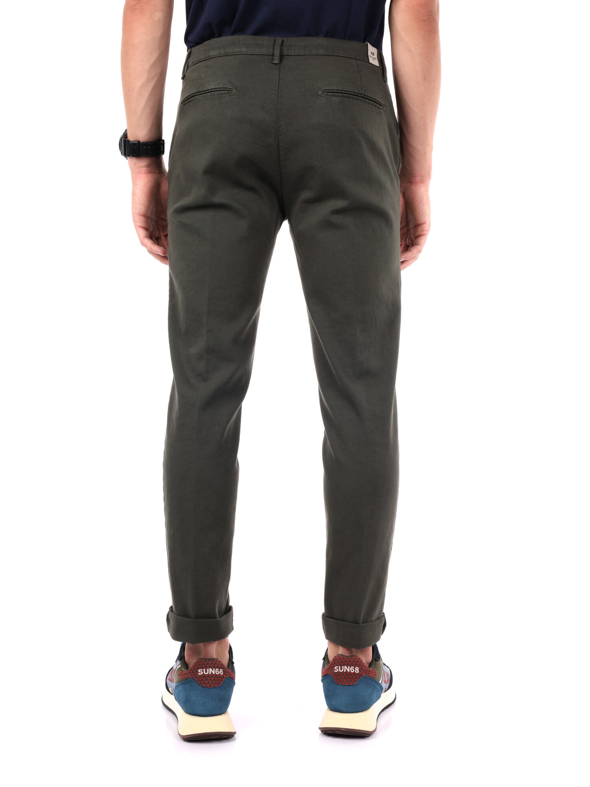 Fb pantalone da uomo verde militare