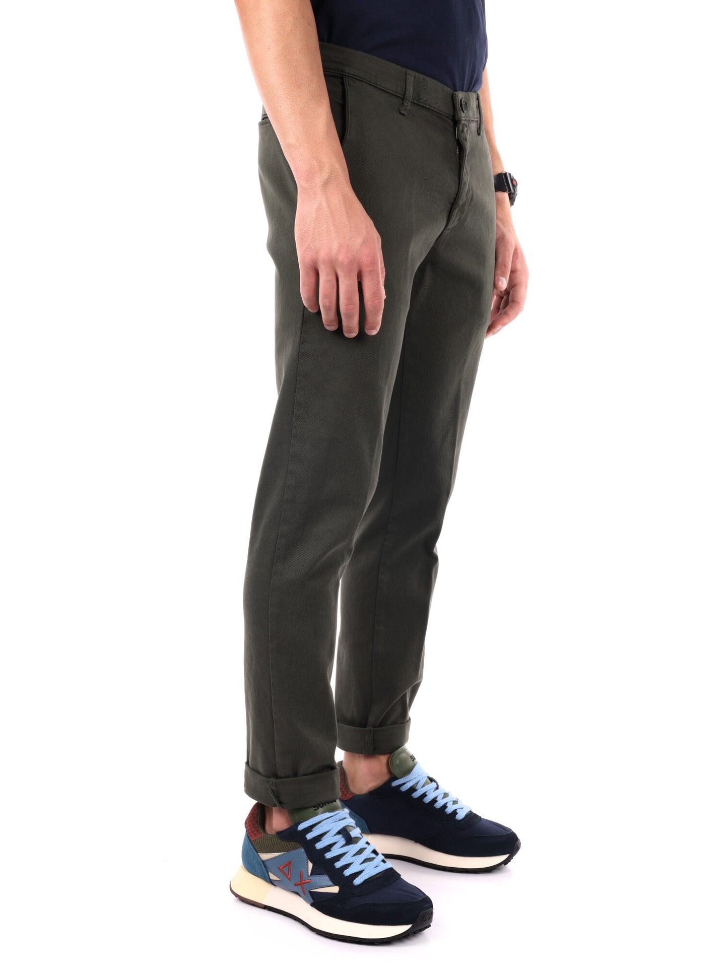 PANTALONE BIRILLO FB DA UOMO VERDE MILITARE