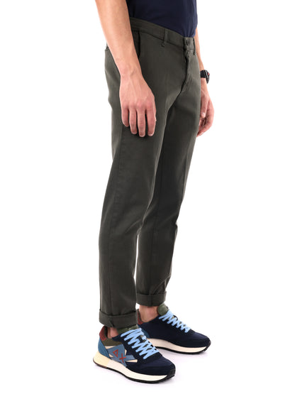 PANTALONE BIRILLO FB DA UOMO VERDE MILITARE