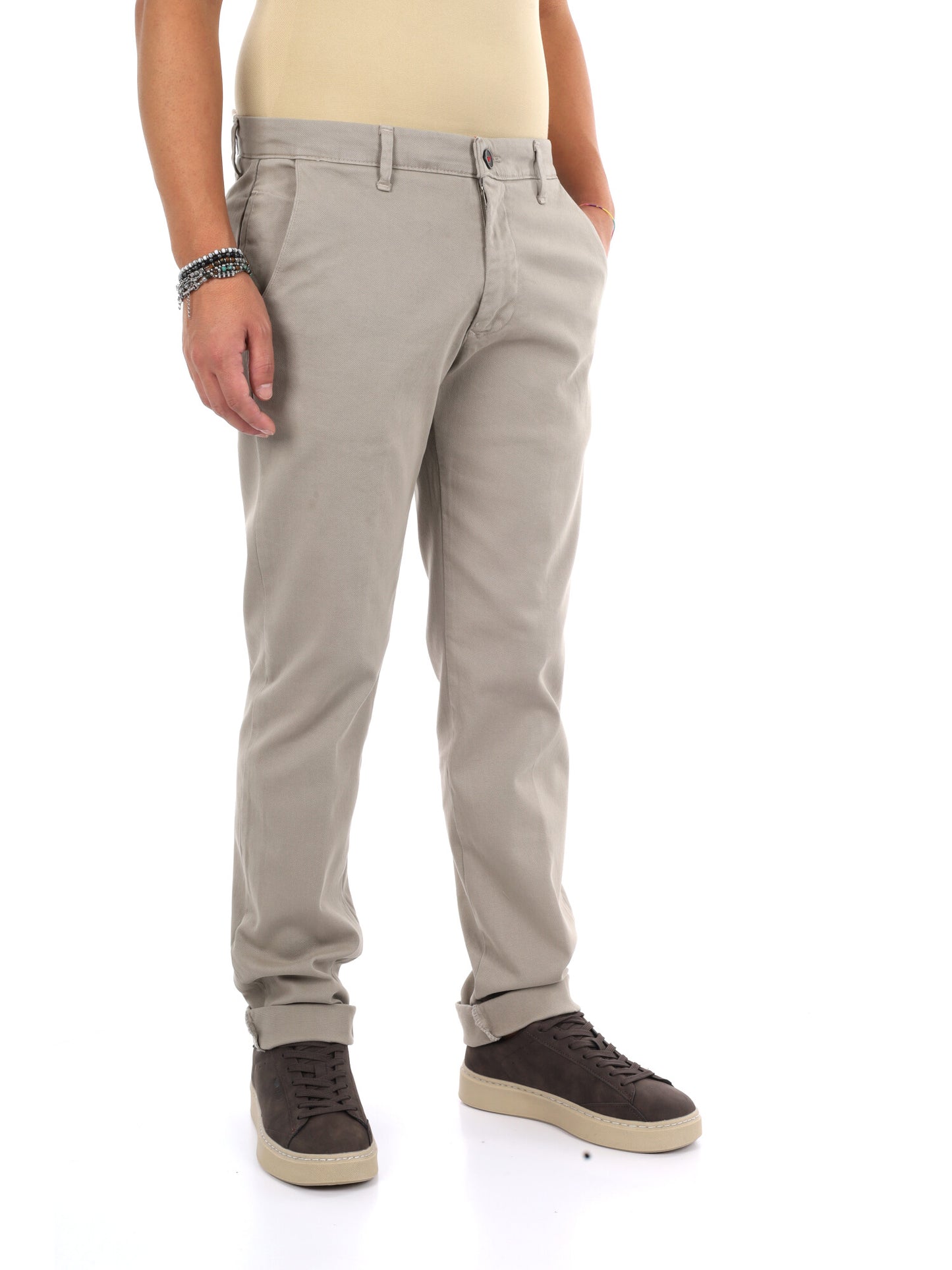 Fb Birillo Spago, pantalone da uomo beige