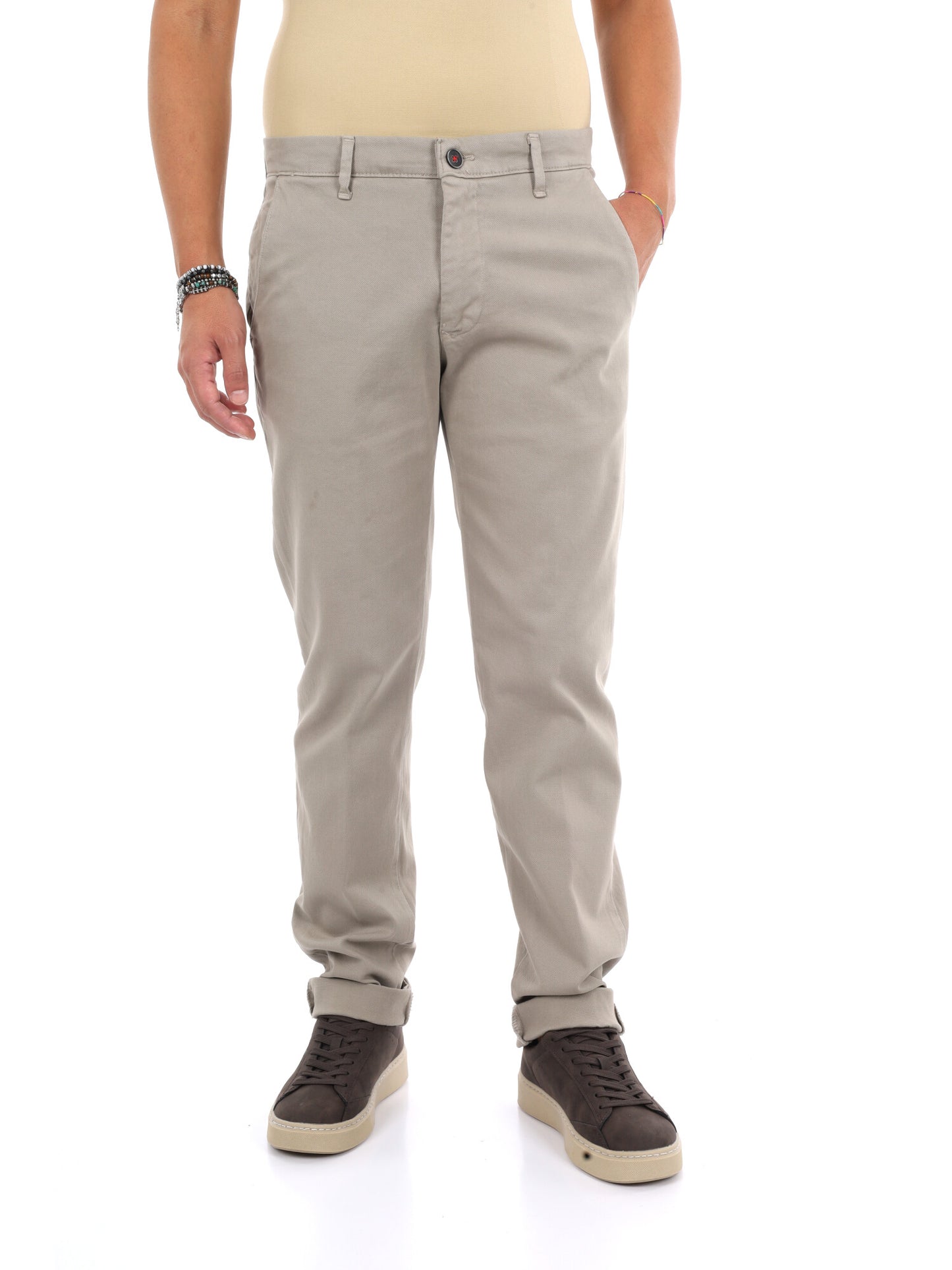 Fb Birillo Spago, pantalone da uomo beige