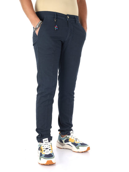 Pantaloni Birmania Indac blu da uomo per uso civile
