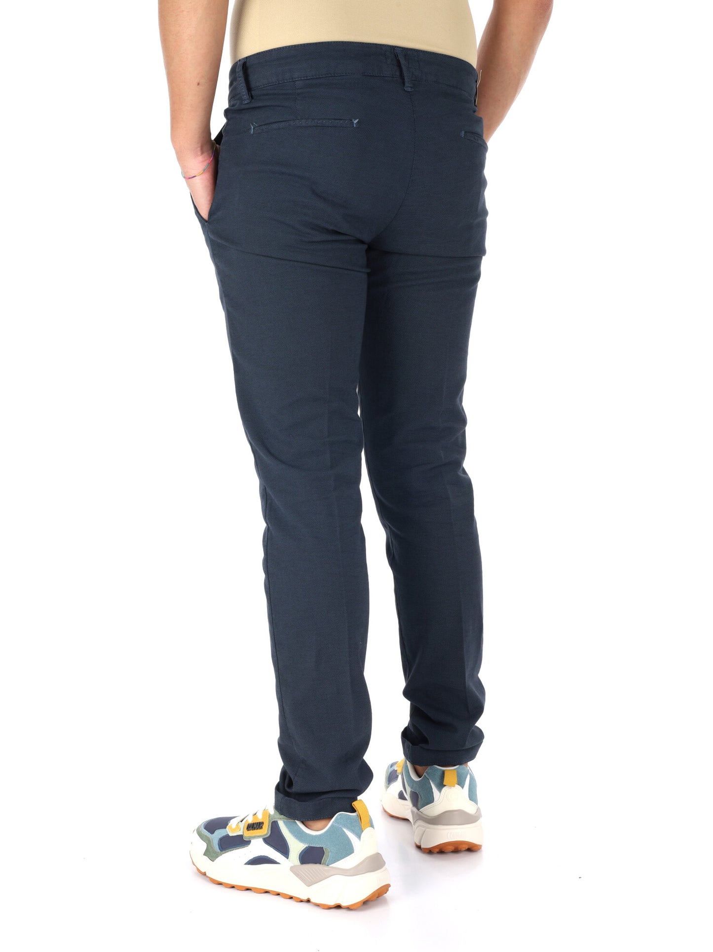 Pantaloni Birmania Indac blu da uomo per uso civile