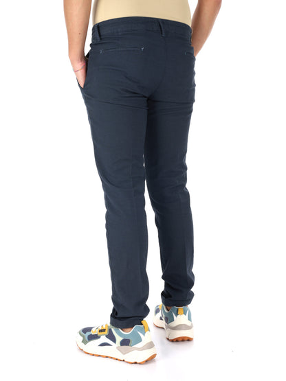 Pantaloni Birmania Indac blu da uomo per uso civile