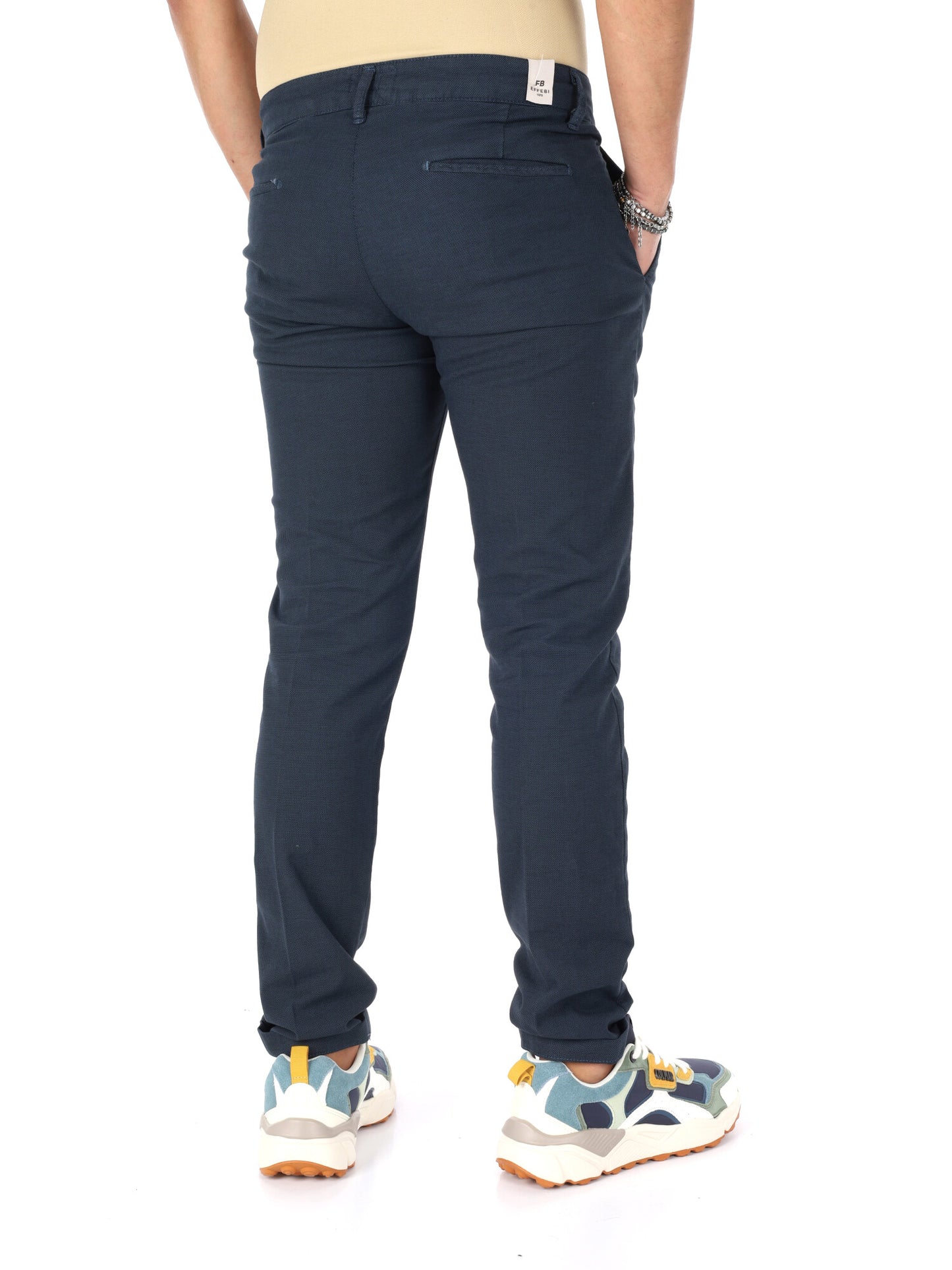 Pantaloni Birmania Indac blu da uomo per uso civile
