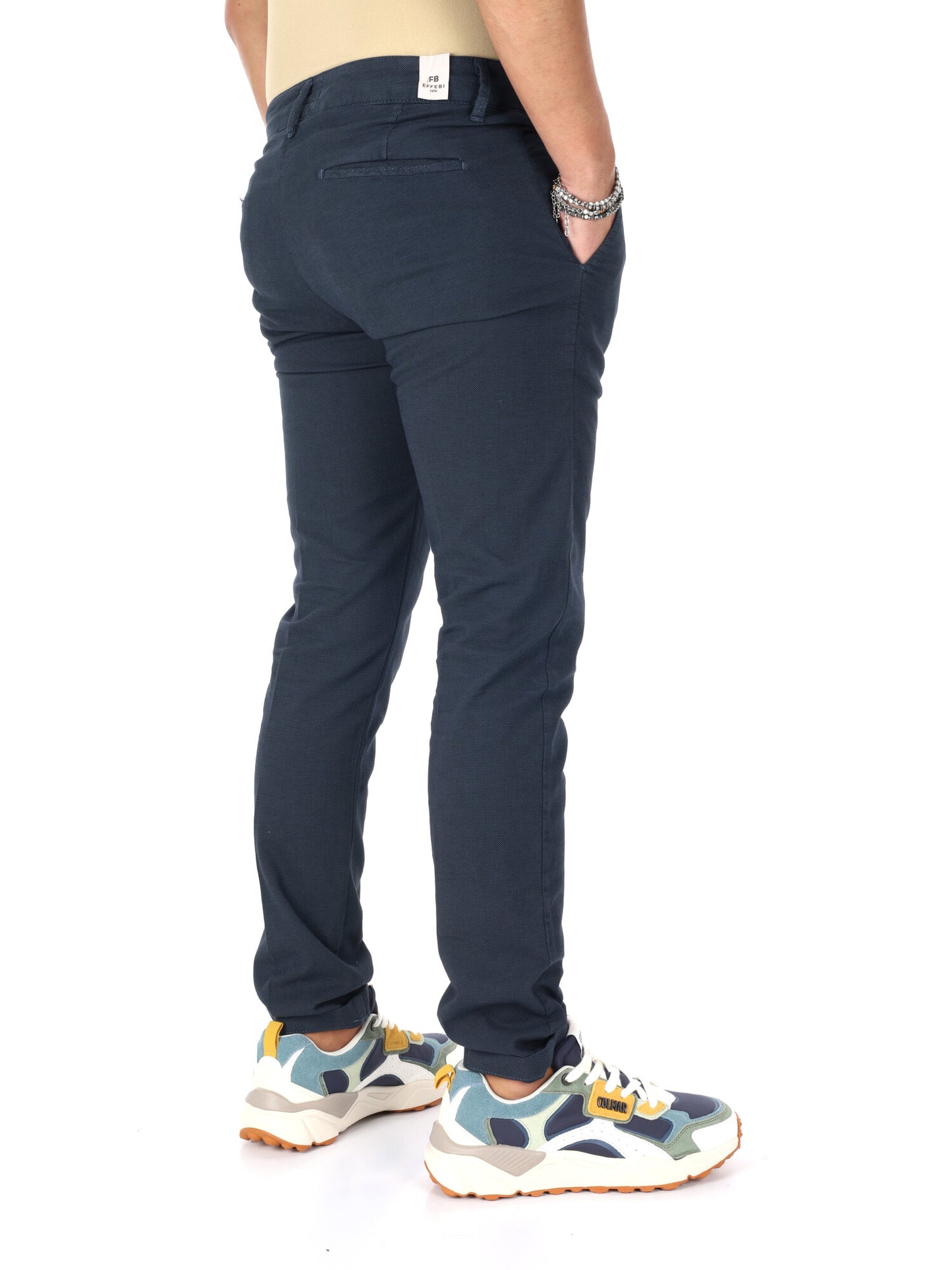 Pantaloni Birmania Indac blu da uomo per uso civile