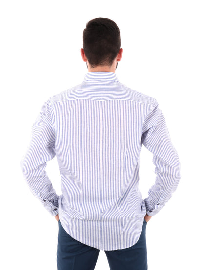 F.B. CAMICIA MISLINO - BIANCO AZZURRO