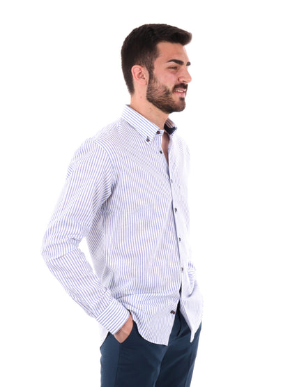 F.B. CAMICIA MISLINO - BIANCO AZZURRO