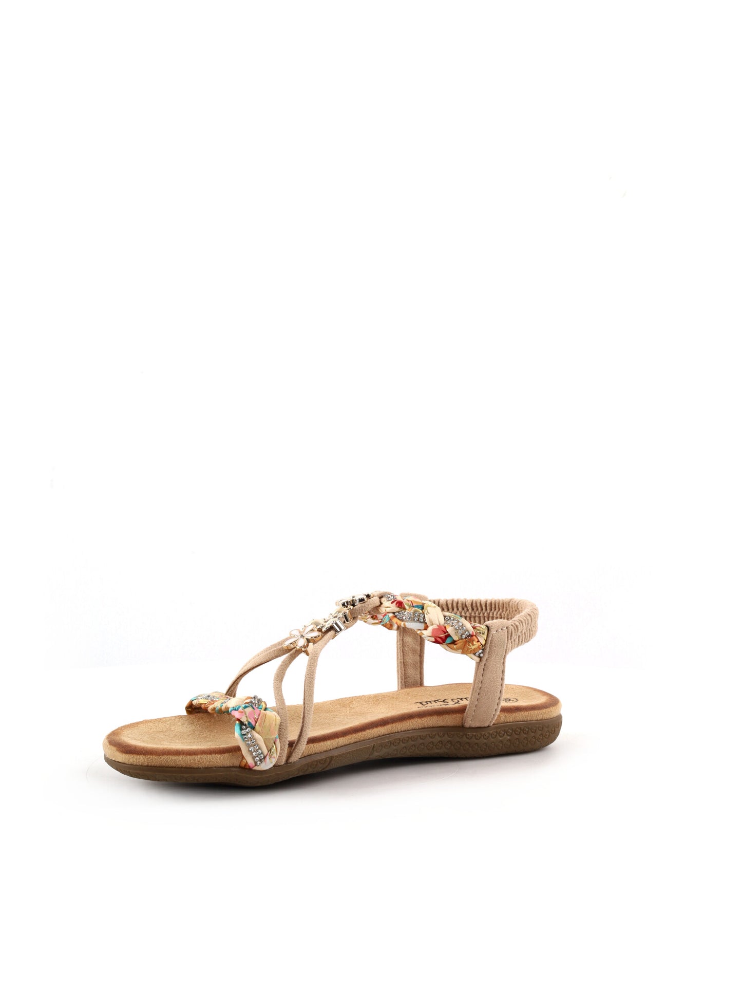 Sandali Les Filles du Sud beige per donna, eleganza estiva