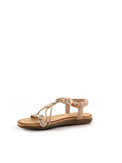 Sandali Les Filles du Sud beige per donna, eleganza estiva