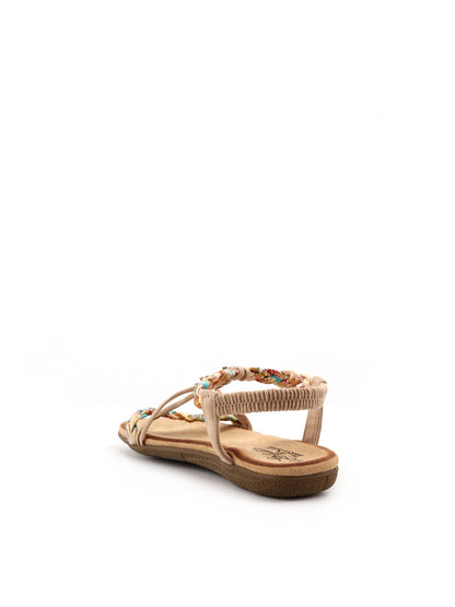 Sandali Les Filles du Sud beige per donna, eleganza estiva