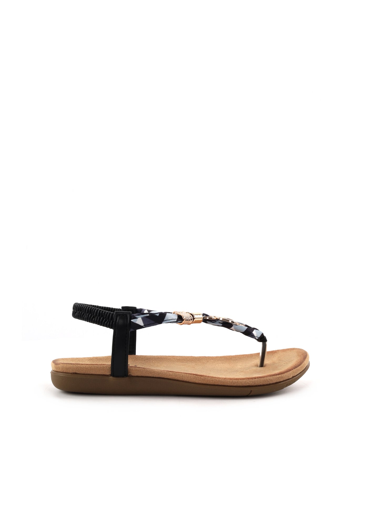 Sandali Les Filles du Sud neri da Donna, eleganza mediterranea